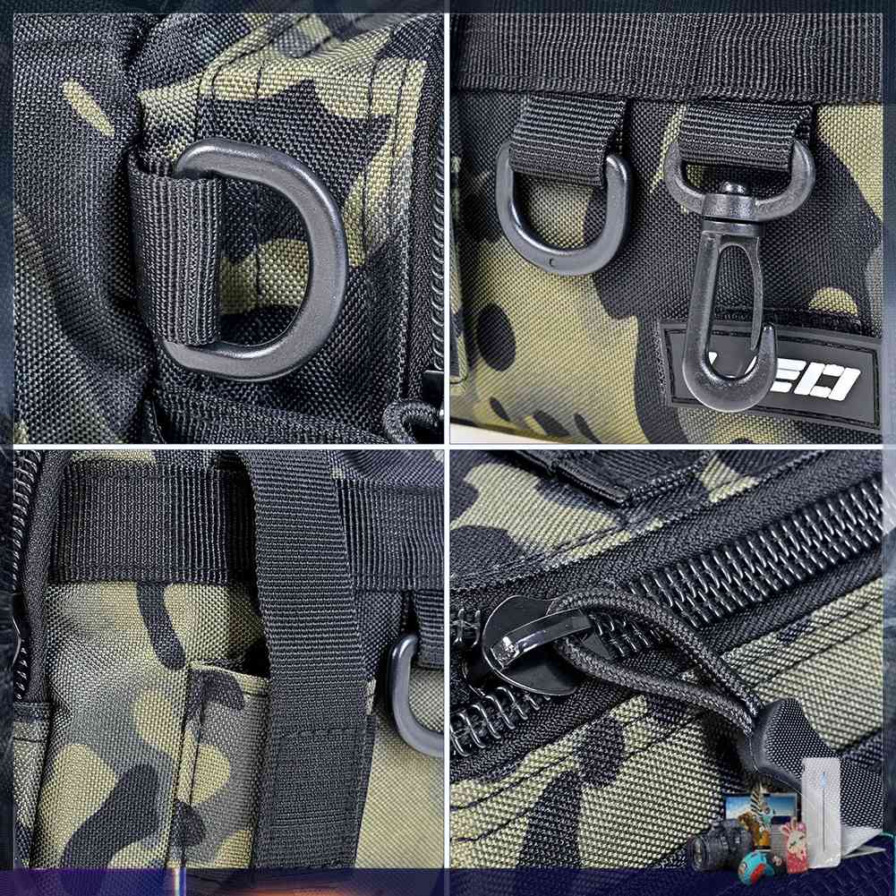 Túi Đeo Hông Đựng Dụng Cụ Câu Cá Họa Tiết Rằn Ri