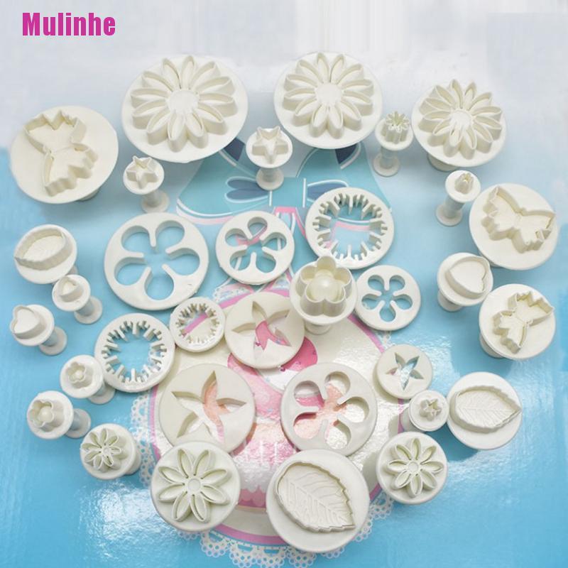 Bộ 33 Khuôn Nhấn Tạo Hình Bánh Quy DIY