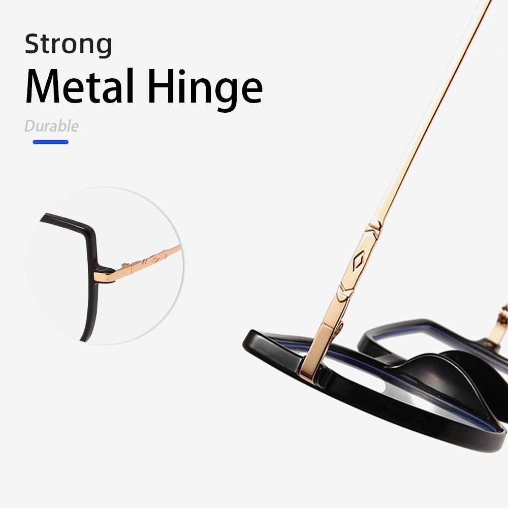 Kính VIENDO gọng mắt mèo tròng chống ánh sáng xanh tia UV phối màu thời trang