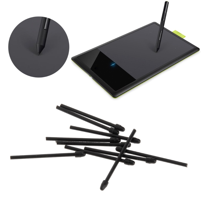 Set 10 đầu bút thay thế cho bút vẽ đồ họa Intuos 860/660 Cintiq