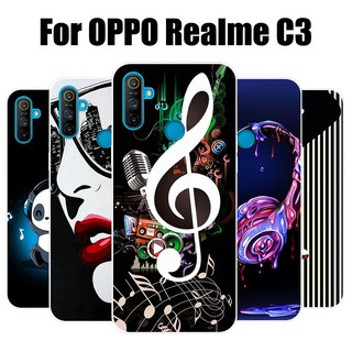 Ốp điện thoại mềm in họa tiết cho Oppo Realme C3