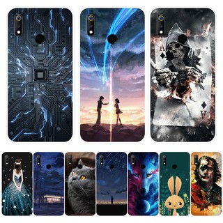 Ốp điện thoại silicone TPU mềm đáng yêu cho Realme 3 3 pro