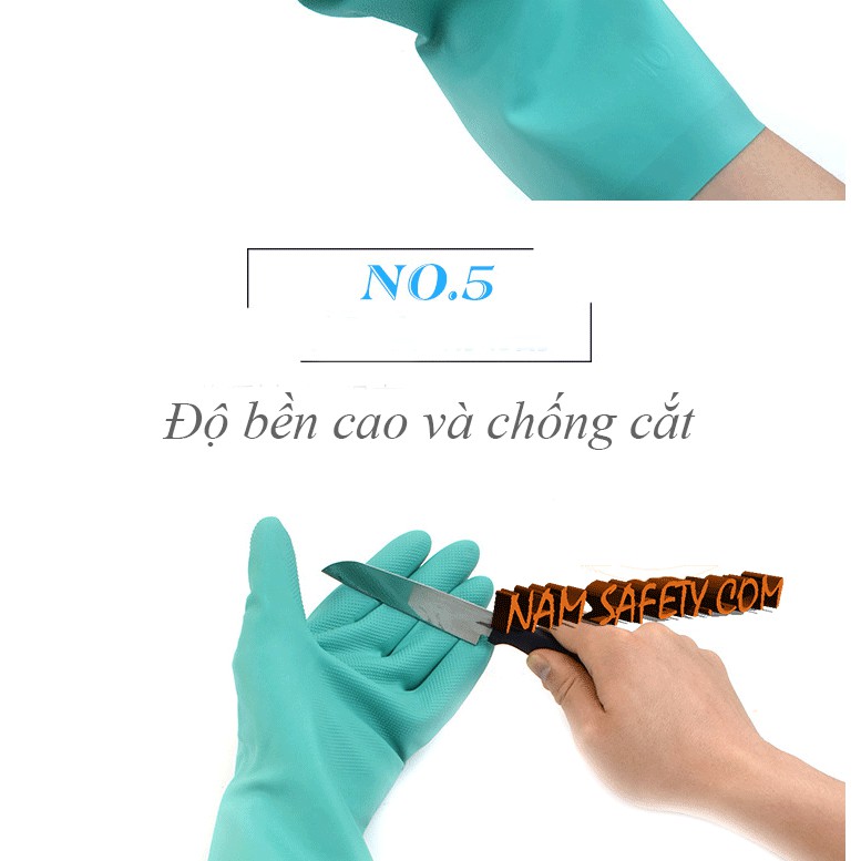 Găng tay cao su natrile ,găng tay cao su không bột ,không gây kích ứng da ,chống dung môi hóa chất