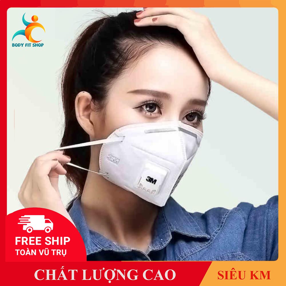 Một cái khẩu *** trang 3M 9001V có van lọc khí. Ngăn bụi mịn. Đã được kiểm nghiệm chất lượng | BigBuy360 - bigbuy360.vn