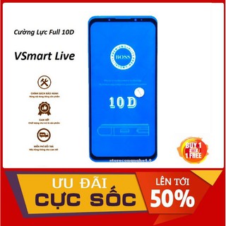 Rẻ Vô Địch Kính cường lực 10D Vsmart live Full keo tràn viền