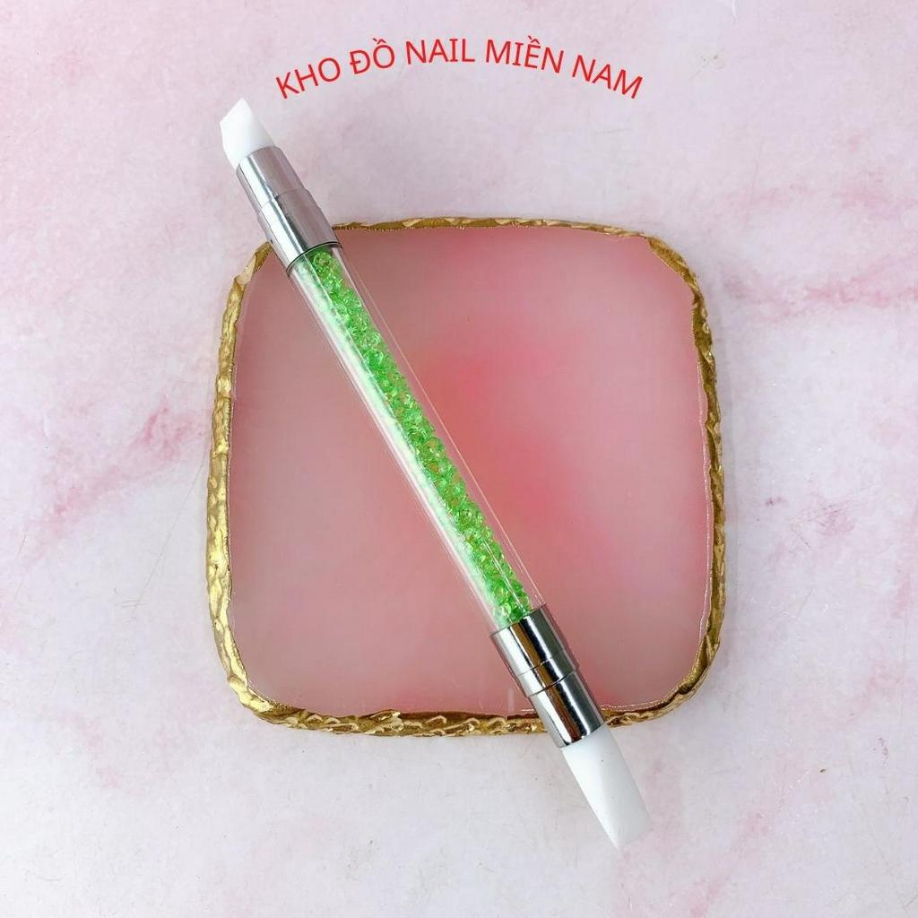 Bút Silicon Hai Đầu Miết Sticker Làm Hoa Nặn Gel Nail Đa Năng
