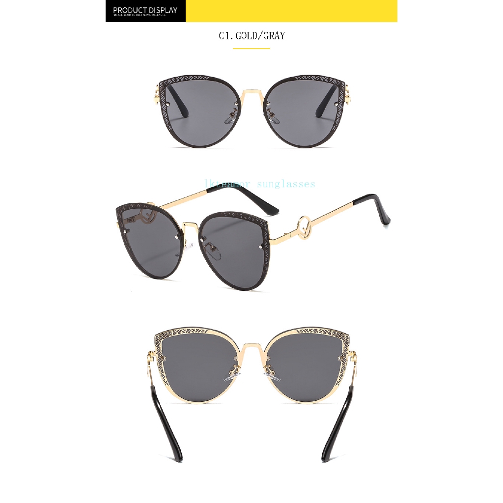 Kính mắt mèo màu gradient cổ điển thương hiệu Ý 2019