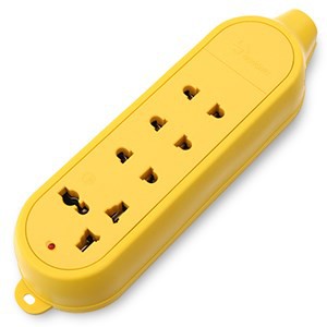 Ổ cắm điện Gongniu C5 - 4 ổ cắm, 2500W/10A, chống va đập, chính hãng