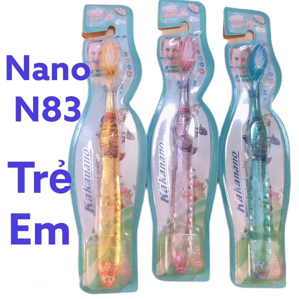 bàn chải đánh răng trẻ em nano n83