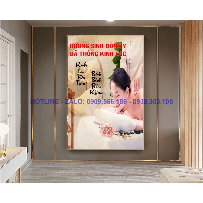 KHUNG TRANH SPA THẾ GIỚI DƯỠNG SINH TREO TƯỜNG SIÊU ĐẸP CHO SPA THẪM MỸ VIỆN