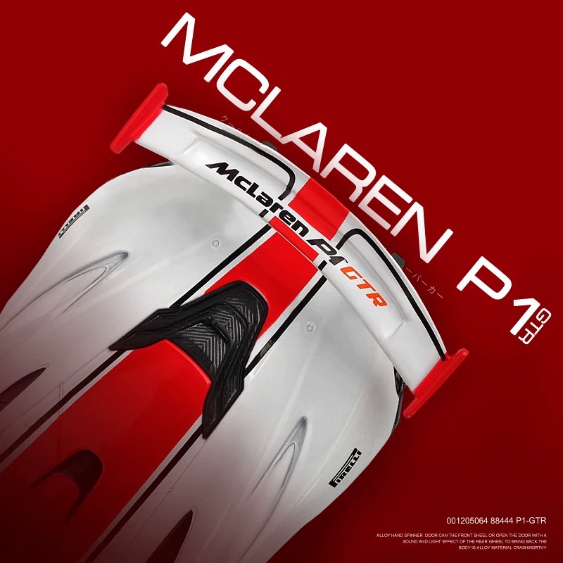 Mô Hình Xe Hơi Mclaren P1 GTR Bằng Hợp Kim Tỉ Lệ 1: 32 Có Đèn Và Âm Thanh Độc Đáo