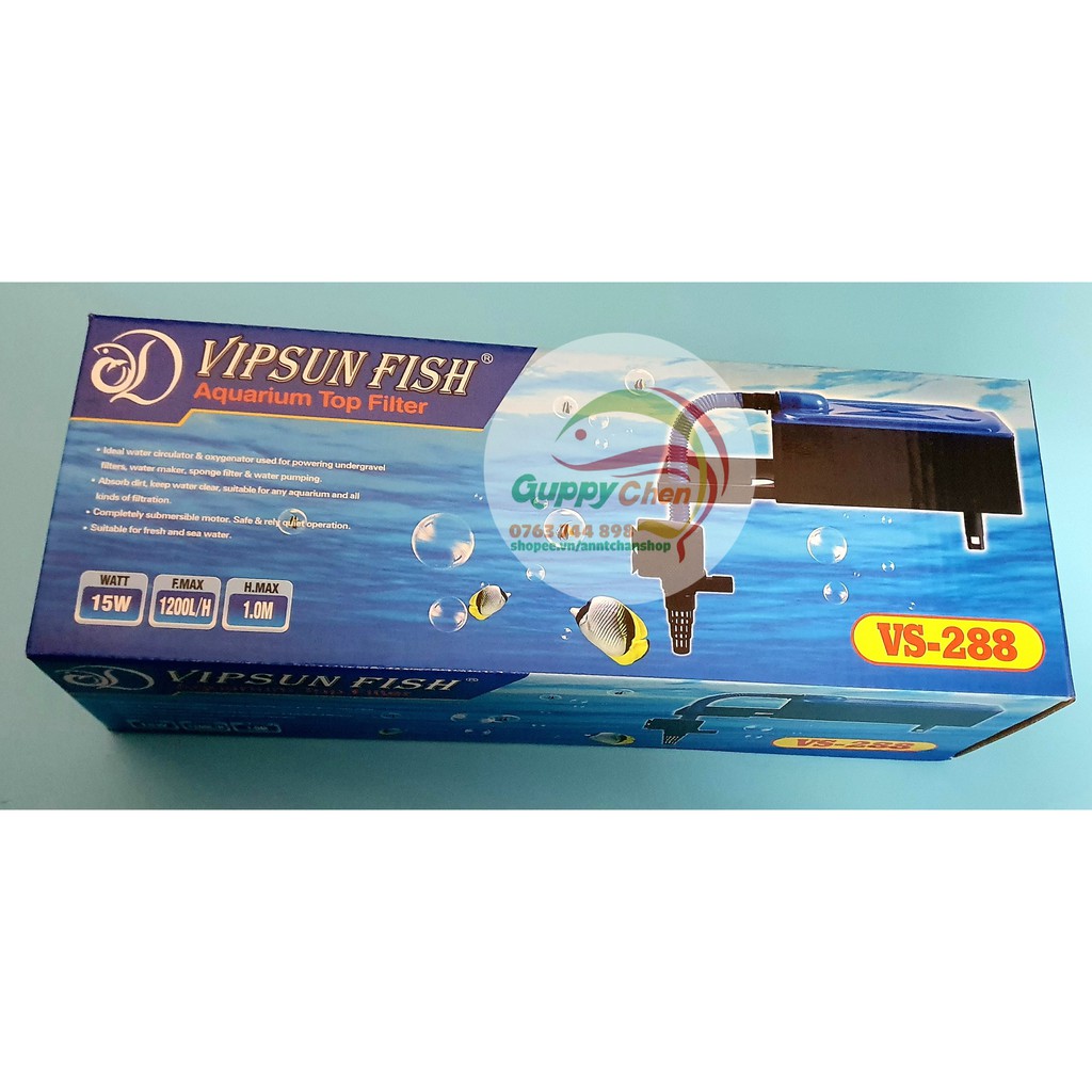 Máy Bơm Máng Lọc Nước Hồ Cá VS-288