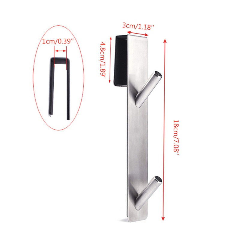 Va Móc Treo Đồ Bằng Thép Không Gỉ Sáng Tạo Giúp Tiết Kiệm Không Gian Cho Nhà Ở / Văn Phòng / Ký Túc Xá