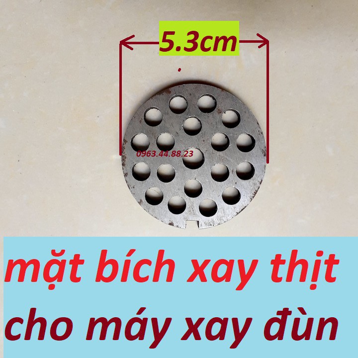 Phụ kiện máy xay thịt, mặt lưới máy xay thịt đùn