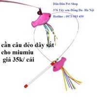 [ Bán sỉ ] ĐỒ CHƠI CHO MÈO CẦN CÂU MÈO DÂY SẮT