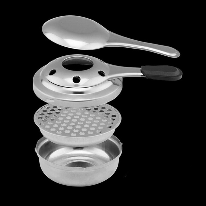 Bếp Cồn Inox Mini Nhỏ Gọn Di Động Tiện Dụng