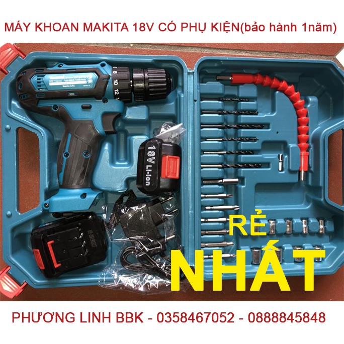 MÁY KHOAN PIN MAKITA 18V