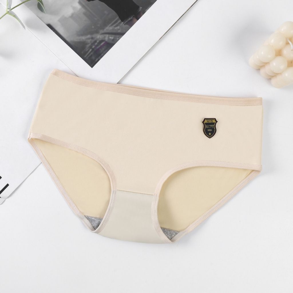 Quần lót nữ kháng khuẩn cute dễ thương đẹp gắn logo quyến rũ DOPICO L003
