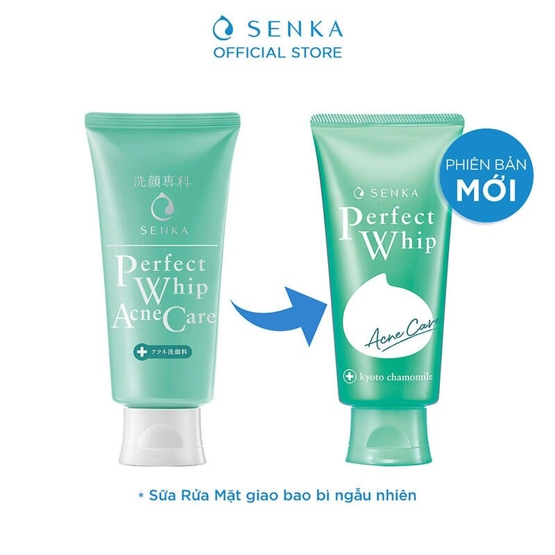 Sữa rửa mặt Senka perfect whip acnecare 100ml