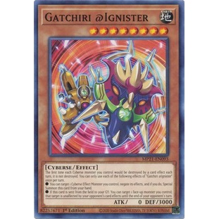 Thẻ bài Yugioh - TCG - Gatchiri @Ignister / MP21-EN093'