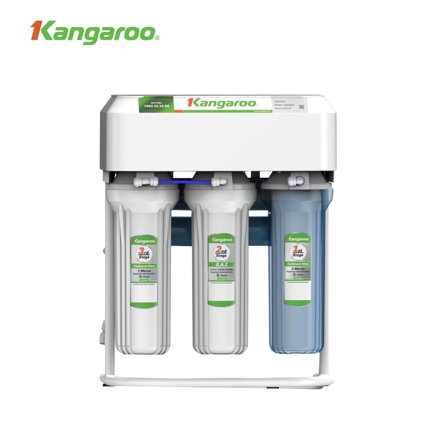 Máy lọc nước RO 6 lõi Kangaroo KGRP68EC - không vỏ tủ