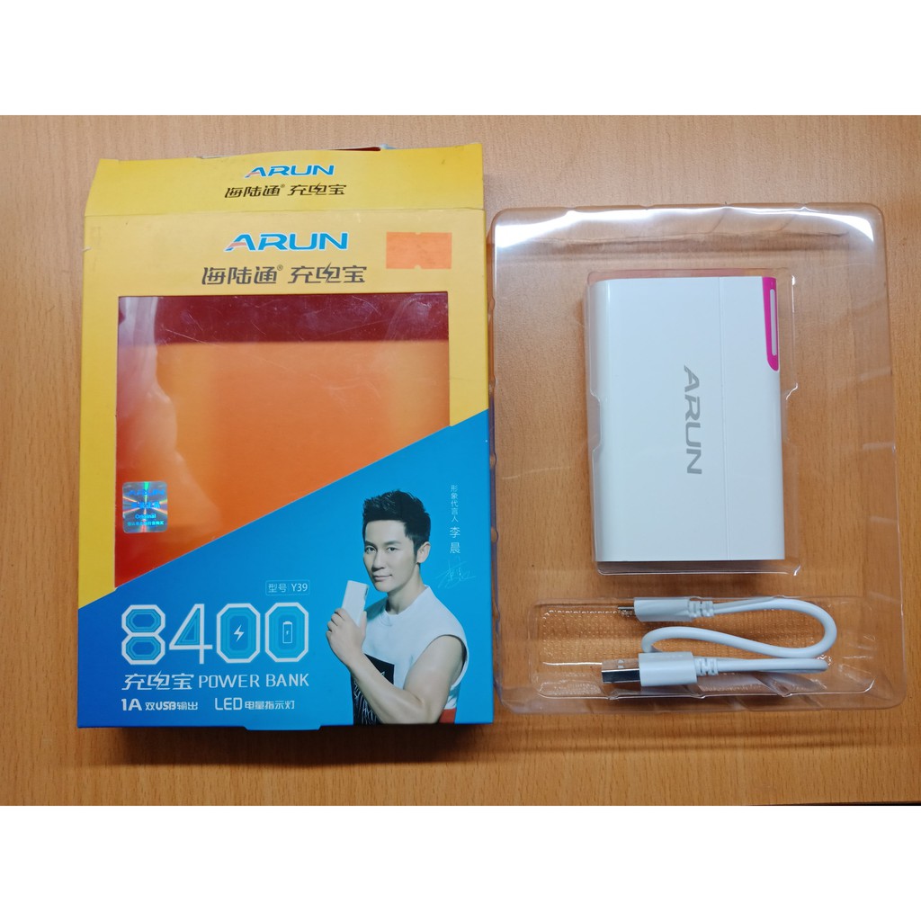 Pin Sạc Dự Phòng ARUN Y39 8400mAh_BIJ6 [20x15x5]