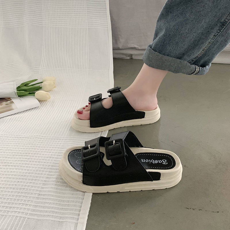 Dép Sandal Đế Dày Thời Trang Mùa Hè Phong Cách Mới