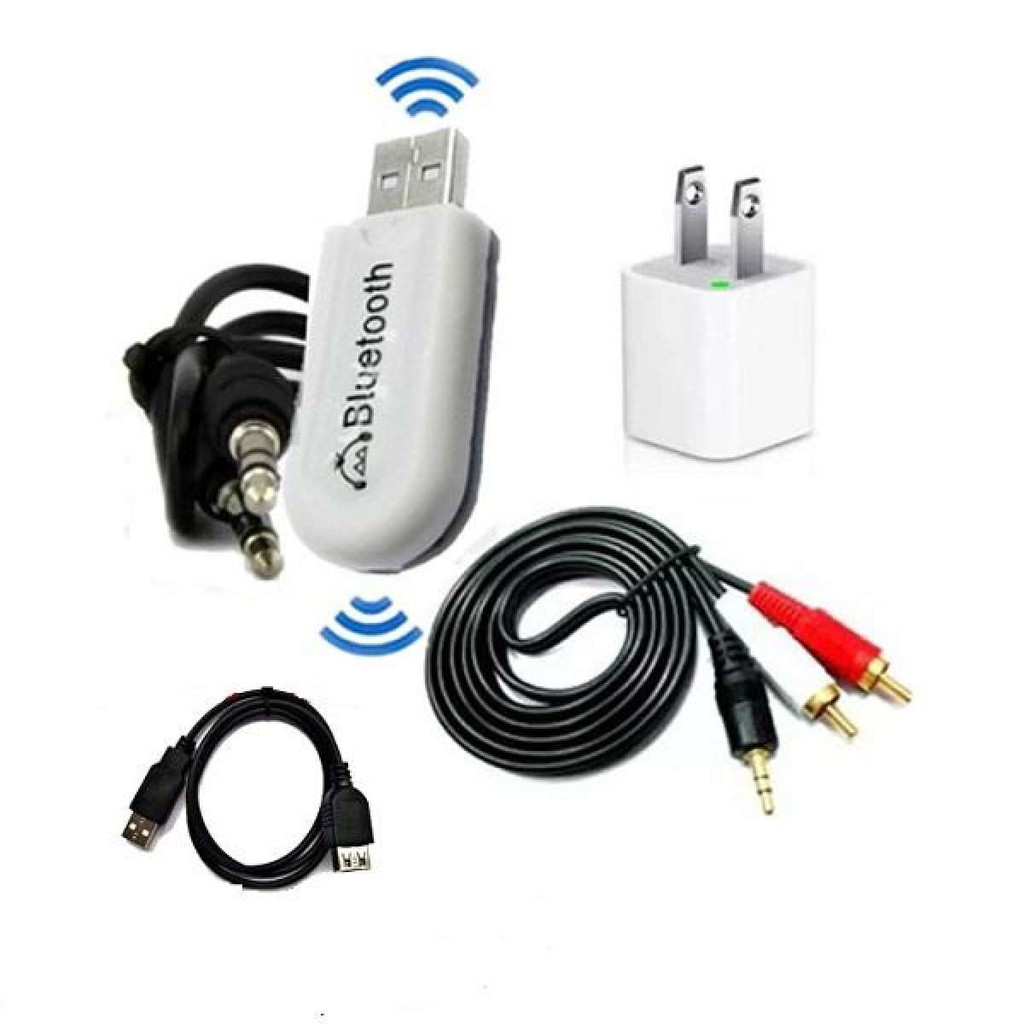 Bộ USB Bluetooth Thế hệ 2 BT Dongle Plug&Play 5in1 tạo kết nối bluetooth cho amply