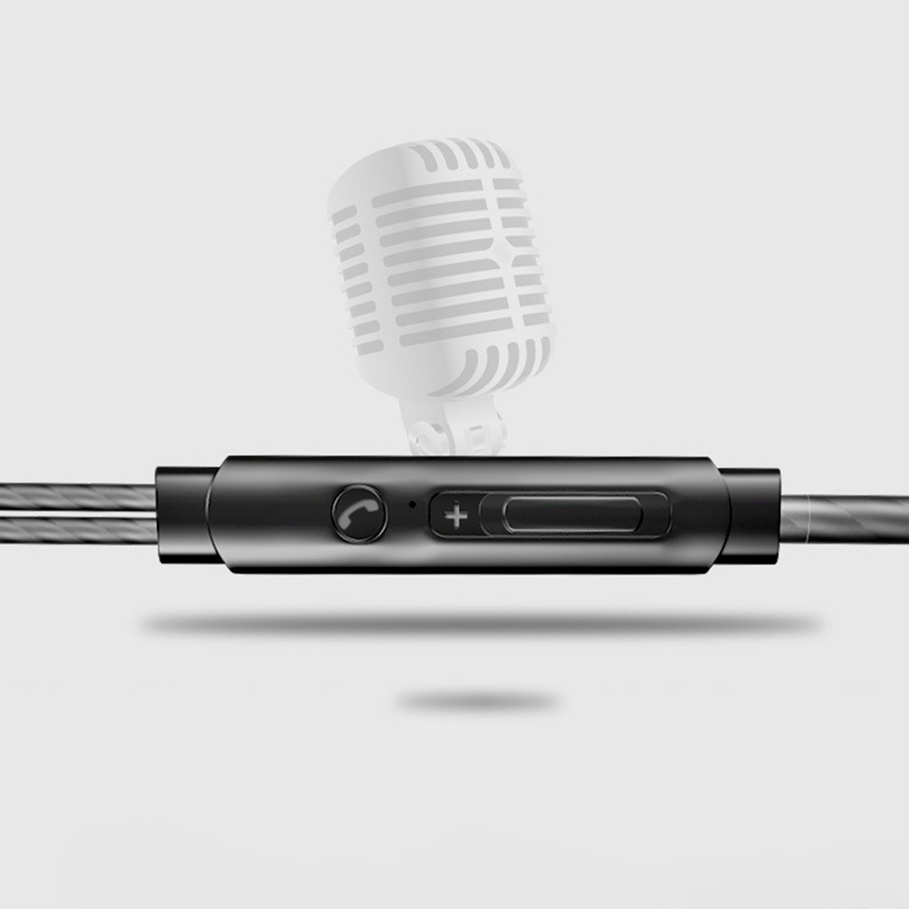 Tai Nghe Nhét Tai Thể Thao Có Dây 3.5mm Kèm Mic Cho Điện Thoại