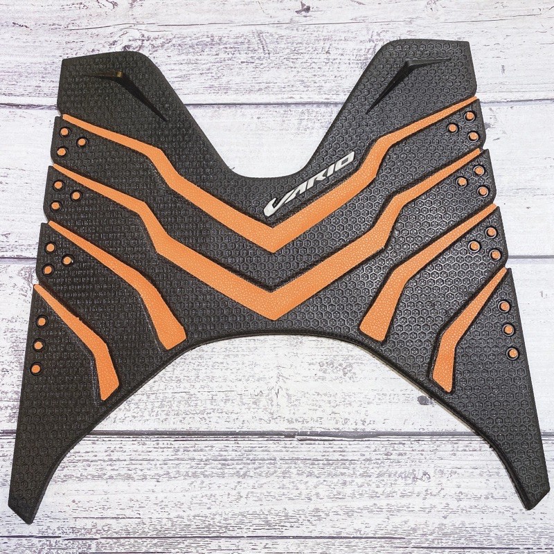 Thảm lót chân cao su xe Honda Vario 150 đời 2018-2020 mẫu indo, thảm lót sàn xe máy Vario đẹp loại dày