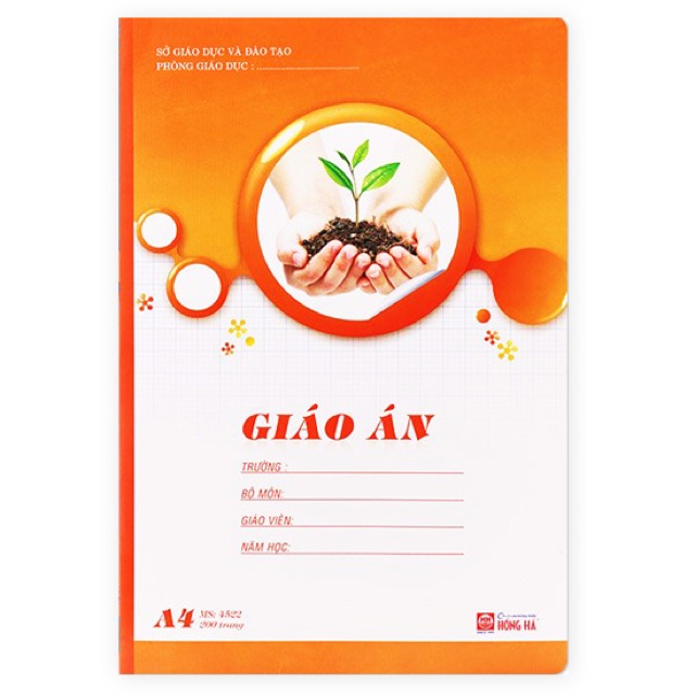 Hồng Hà - Vở Giáo án 4 ô ly 4522 A4 200 trang,vở kẻ caro giáo viên, học sinh, sinh viên giá rẻ