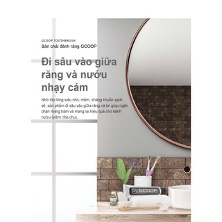 Bàn chải đánh răng siêu mềm - Set 4 chiếc bàn chải đánh răng Hàn quốc GCOOP