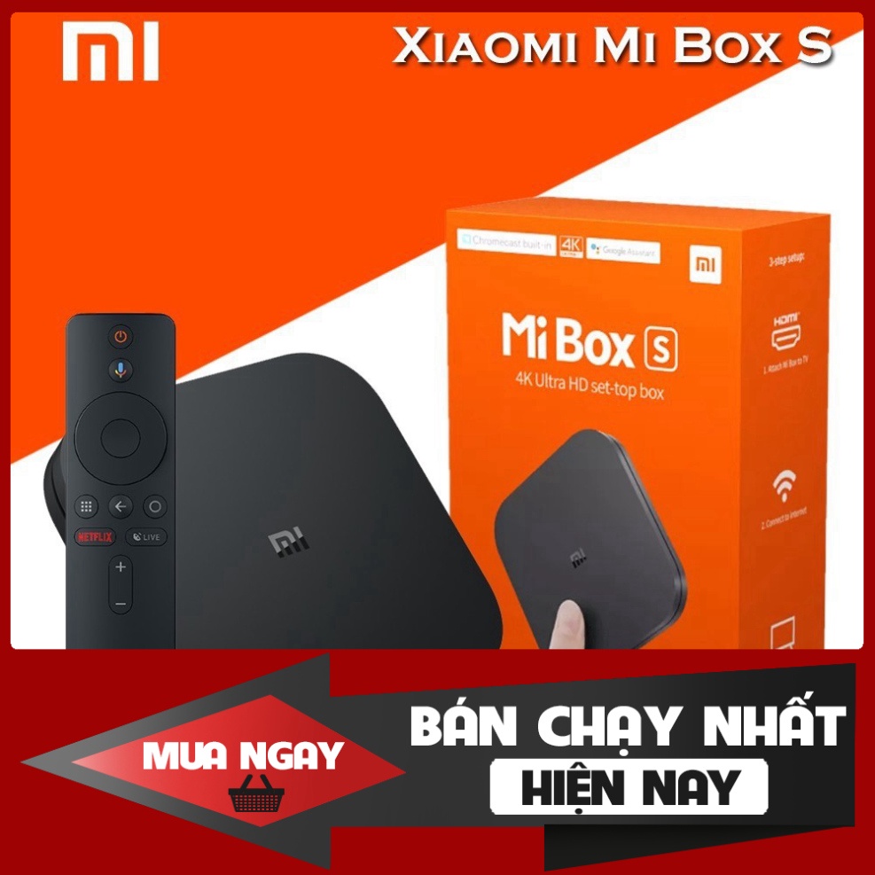 SALE HÓT Android Tivi MIBOX S 4K nước ngoài Model MDZ-22-AB và Mi TV Stick Android TV 1080p - Minh Tín Shop SALE HÓT