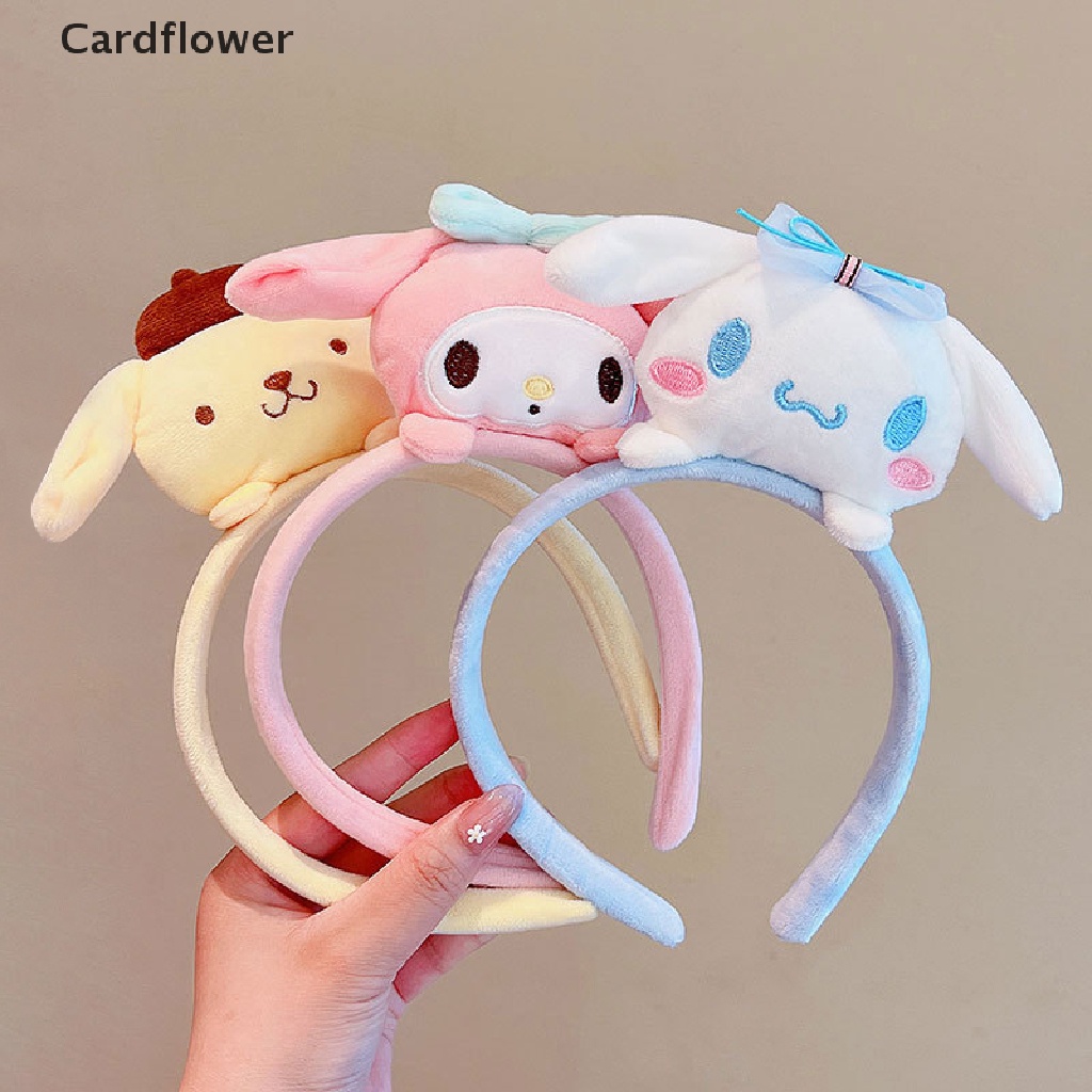 &lt; Cardflower &gt; Băng Đô Rửa Mặt Búp Bê Nhồi Bông Hoạt Hình My Melody Kuromi Kawaii Dễ Thương Cho Nữ Đang Giảm Giá