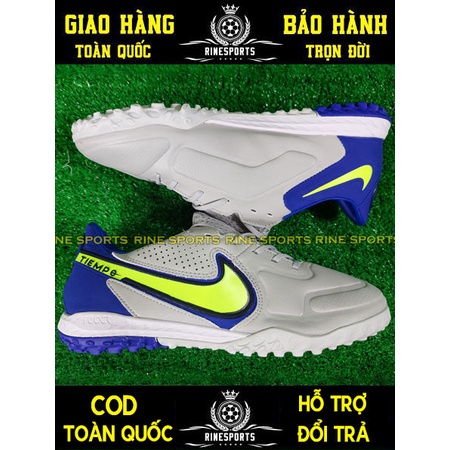 GIÀY BÓNG ĐÁ NHÂN TẠO TF Legend 9 Club xám bảng Pro HÀNG SUPER THAILAND