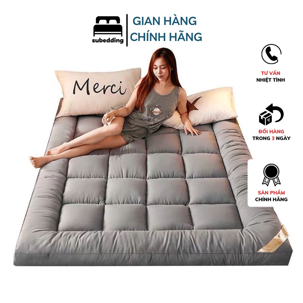 Topper Nệm-Tấm làm mềm đệm cotton Hàn Quốc mới nhất 2021