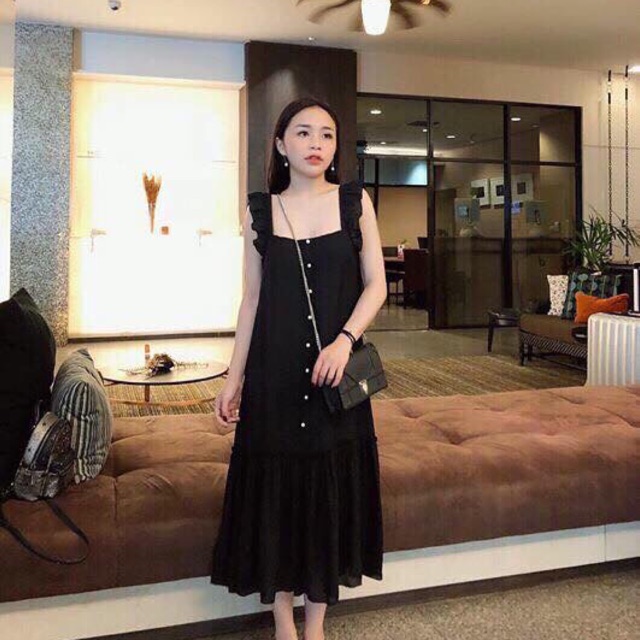 THANH LÝ XẢ VÁY ĐEN CÁNH TIÊN ĐUÔI CÁ