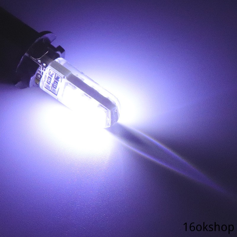 Đèn LED Chiếu Sáng Bảng Số W5W T10 5630 6SMD Cho Xe Hơi