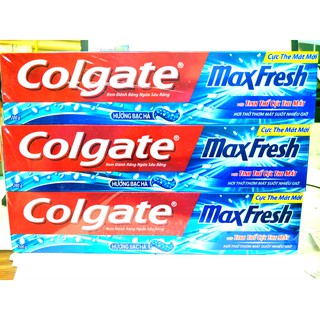 Ba kem đánh răng Colgate Maxfresh hộp 200g