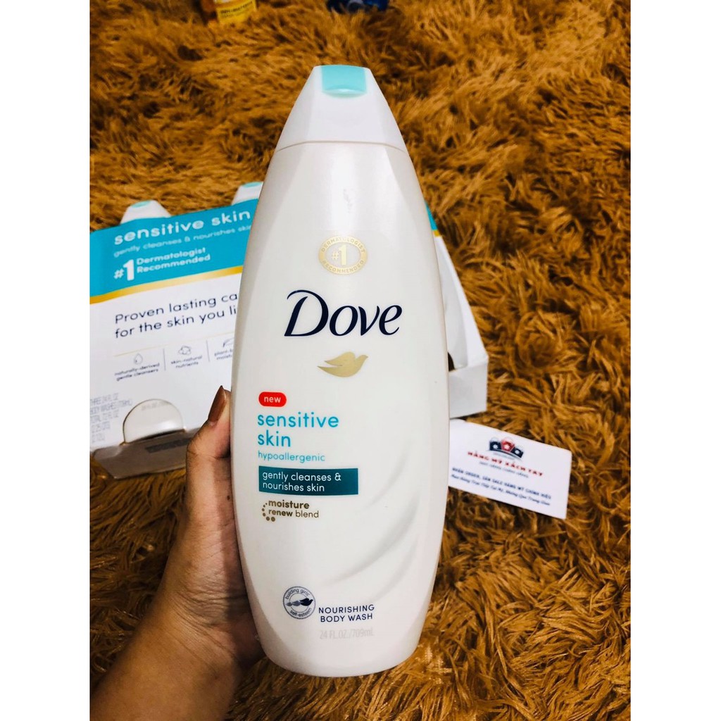 [BẢN MỸ] Sữa tắm cho da nhạy cảm Dove Sensitive Skin 709ml