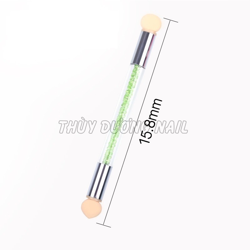 Bút dặm ombre 6 đầu chuyên dùng làm nail (1 bút  + 6 đầu mút dặm, màu ngẫu nhiên)