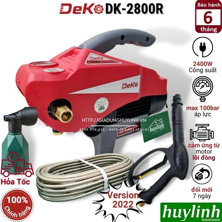 Máy xịt rửa xe cao áp Deko DK-2800R - 2800W - Hàng chính hãng