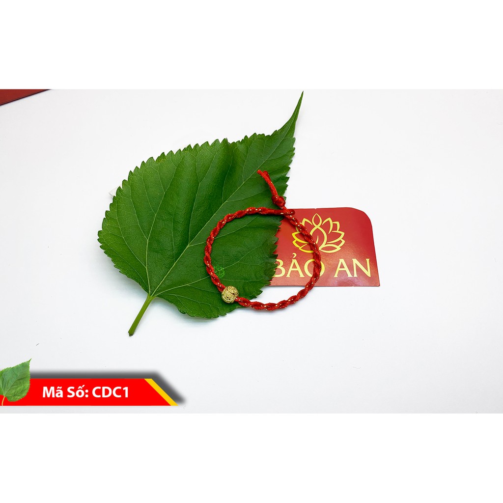 [Hàng Giao Ngay] Vòng chỉ đỏ sợi ánh vàng kết hợp Charm. Mang lại may mắn trong công việc, tình duyên