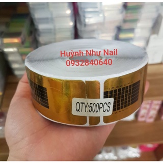 LẺ 20-50-100 TẤM FORM GIẤY ĐẮP MÓNG SIZE NHỎ THÔNG DỤNG