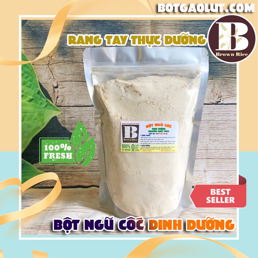 Bột Ngũ Cốc 5 loại đậu rang xay mịn 01kg