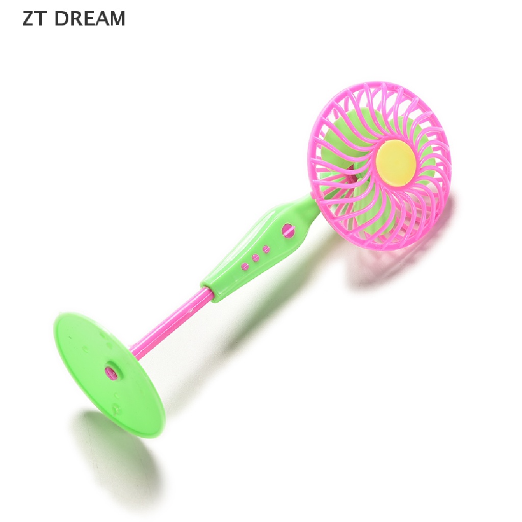 ZTD 1 X Mini Fan Toys for Barbies Kids Dollhouse Furniture Accessories Color Random 07