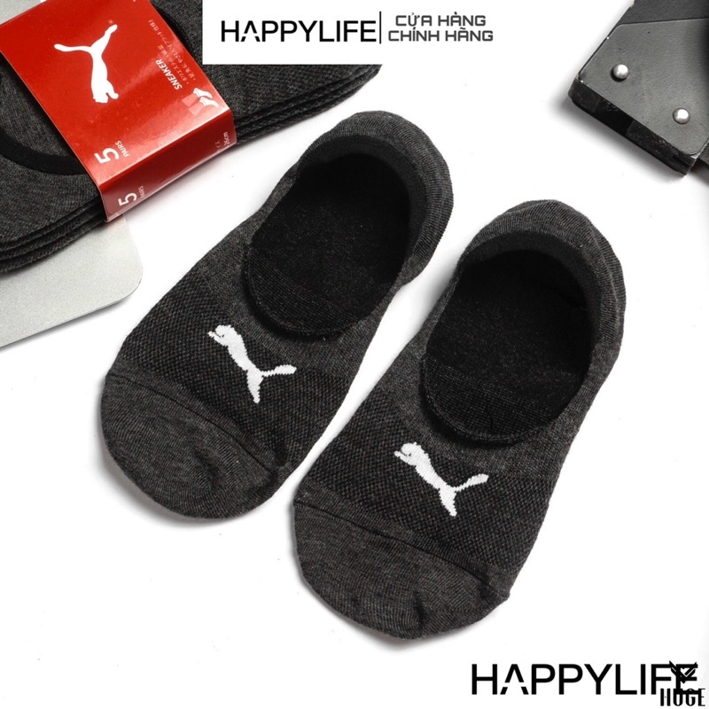 Combo 5 đôi tất lười nam nữ cao cấp,100% cotton chống hôi chân, kháng khuẩn