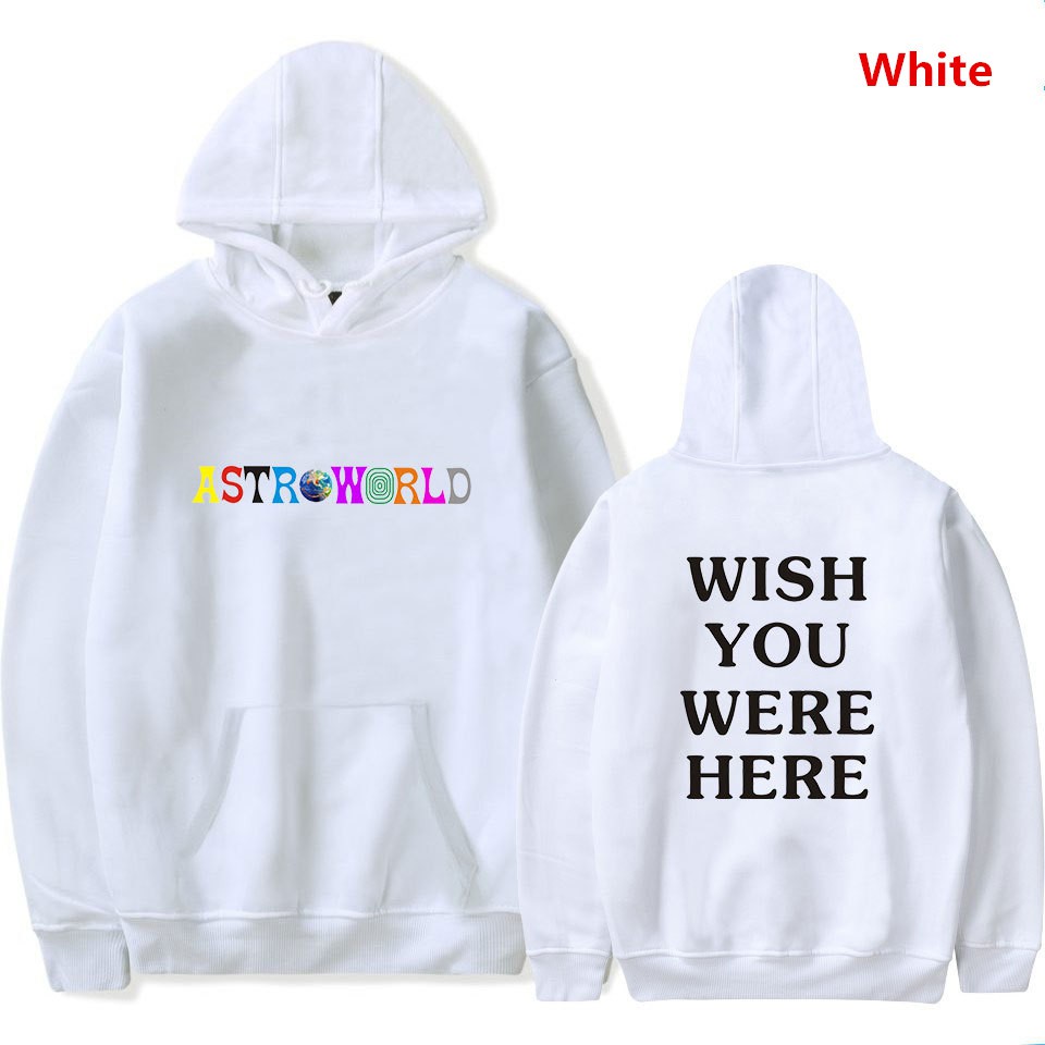 Astroworld Áo Hoodie tay dài thời trang dành cho nam và nữ