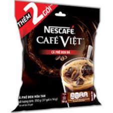 (BAO BÌ MỚI TẶNG 2 GÓI) NESCAFE Cafe Việt cà phê đen bịch 35gói *16gr