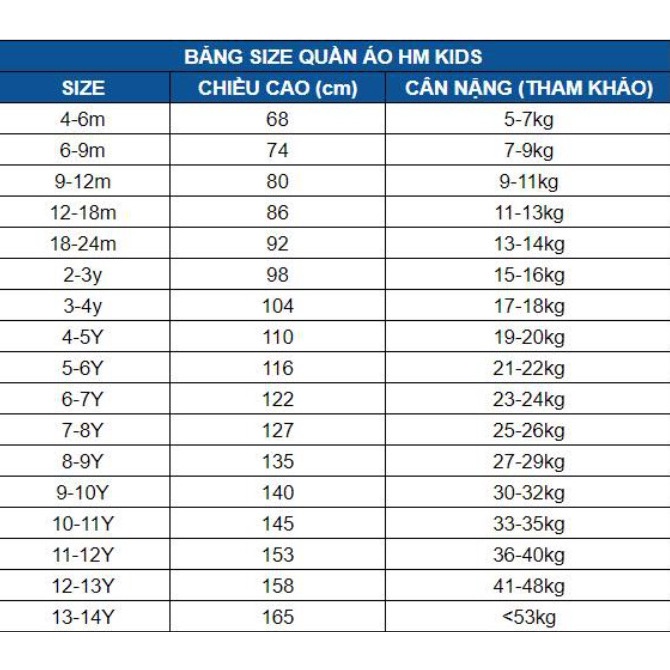 Váy Cotton HM bé gái